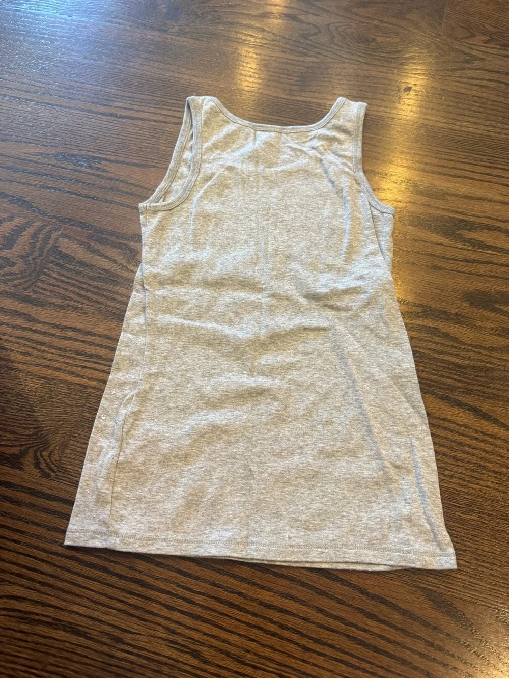 Justice Light Gray with rhinestones